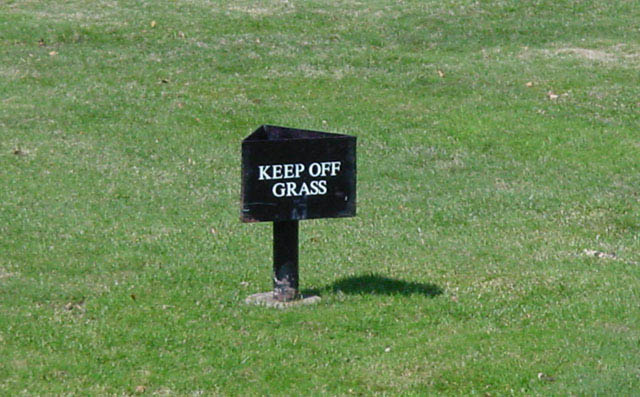 keep off grass